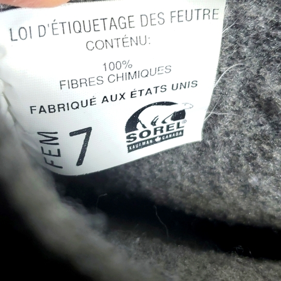 SOREL WINTER BOOTS MADE IN CANADA SIZE 6 WATERPROOF - Picture 11 of 13